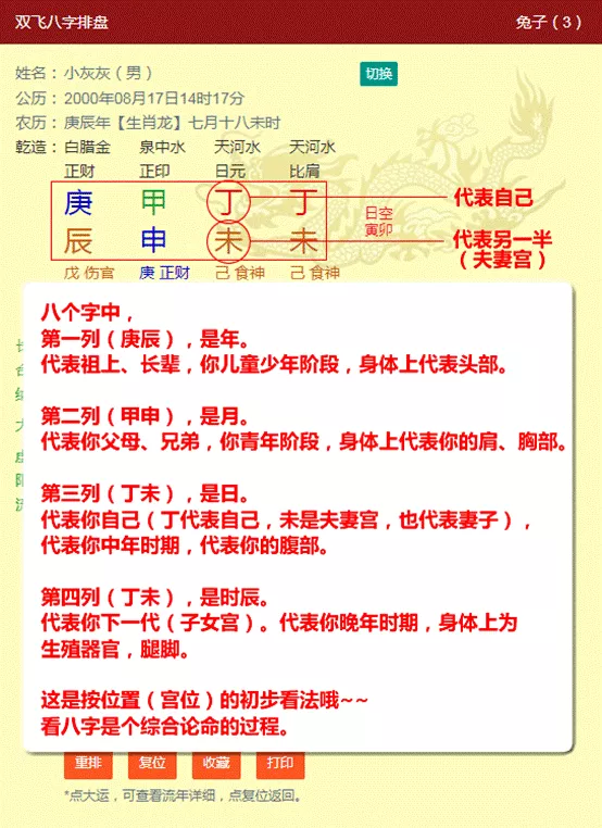 八字排盘怎么看图解，八字排盘免费版