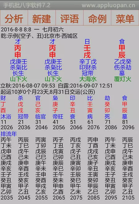 八字合婚配对表图，八字合婚配对表全解