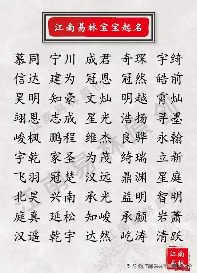 男孩起名用字含义大全，男孩好听稀少的名字