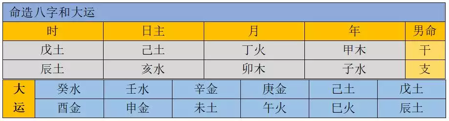 戊午年戊午月甲子日丁卯时，丁卯时柱的女命