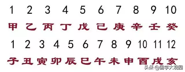 天干地支八卦五行，十二地支对应八卦图