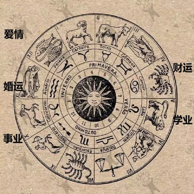 8、星盘怎么看运势:个人星盘中怎么看岀金天是吉相