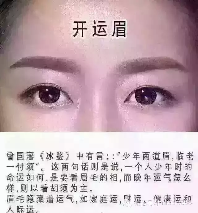 5、眉毛代表的运势:眉毛真的能影响人的运气吗？