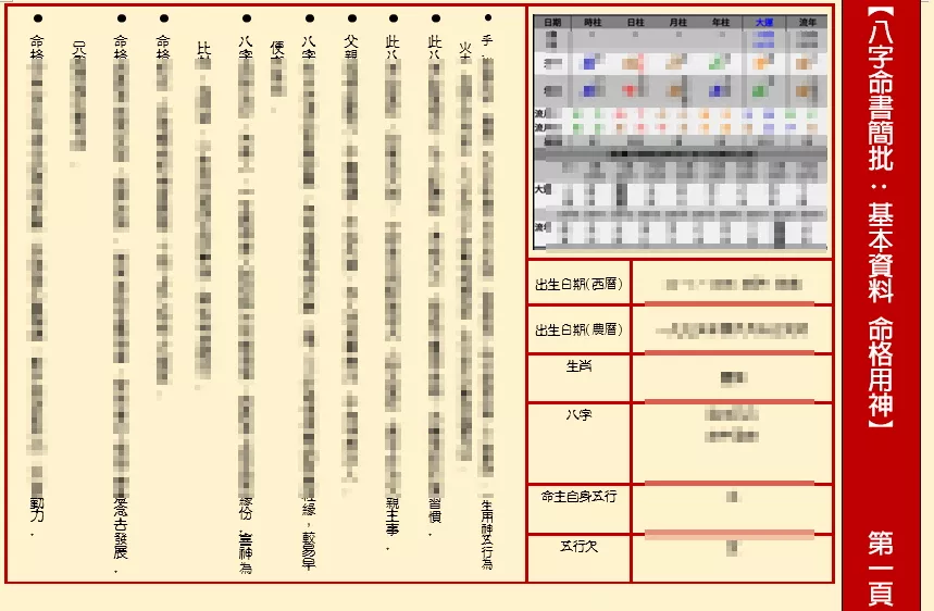 4、八字算命详细精批一生:八字算命~越详细越好~非常感谢