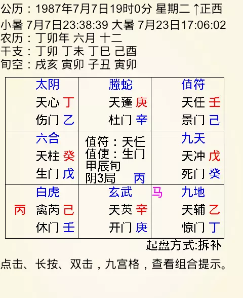 1、个人命盘详解(免费版):免费解析我的命盘