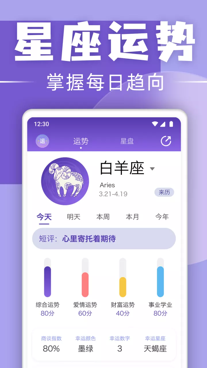 4、识别星座的app:那个星座APP较好用