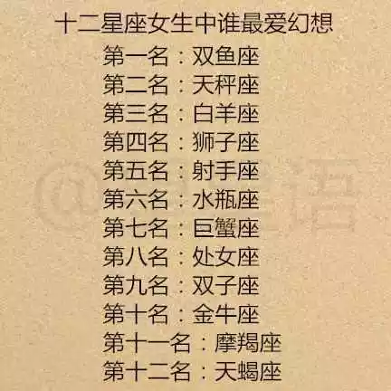 2、12星座男女配对表:十二星座中各个星座的十二星座配对表？