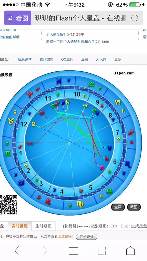 1、比较准的星盘app:占星软件哪个准