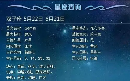 2、双子座下周事业运势:双子座下星期的运势