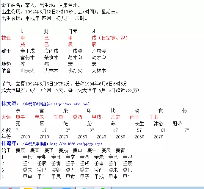 7、生辰八字免费算命详批:免费生辰八字算命网