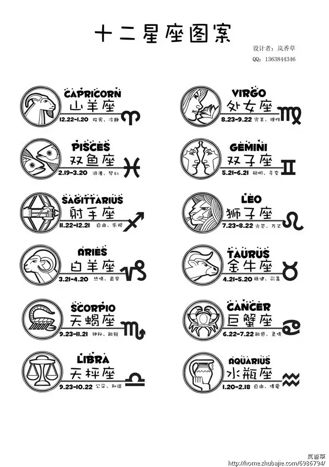 2、12生肖对应星座:十二生肖星座的属性