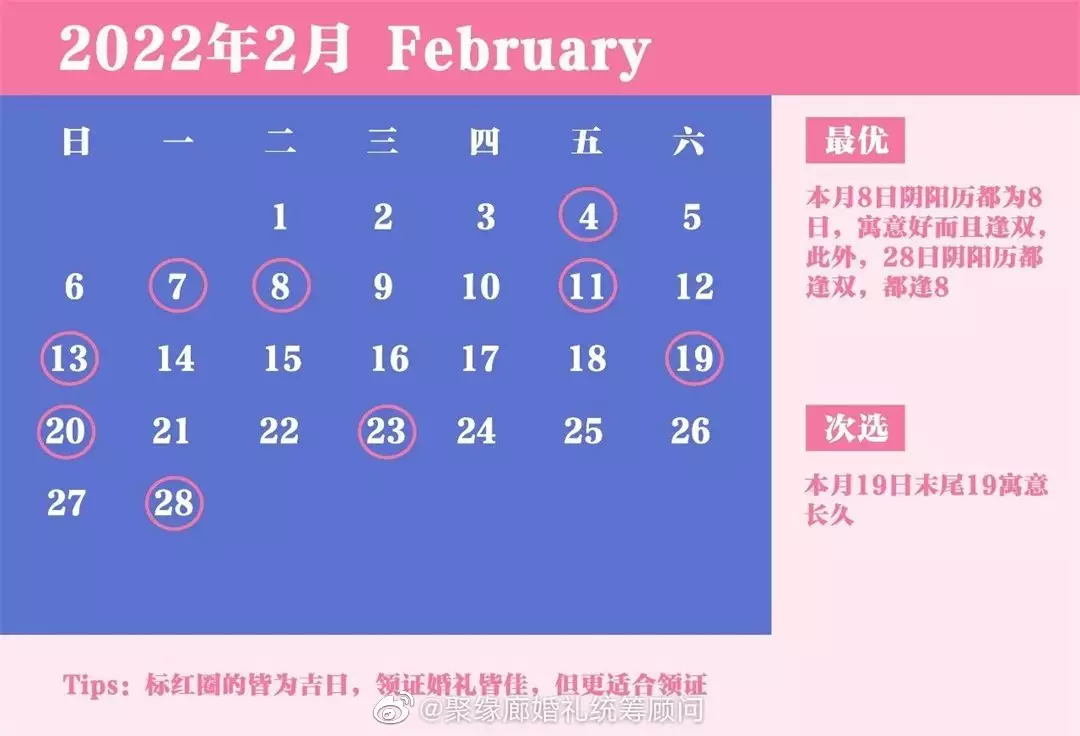 4、年黄道吉日婚嫁:年2月22日黄历吉日查询