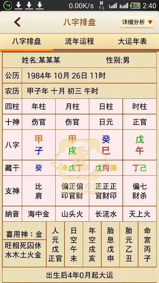 2、姓名八字合婚免费算命:八字合婚-免费算命生辰八字婚姻-八字姻缘测试-指迷算命合婚