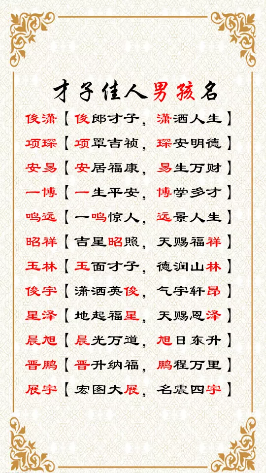 2、姓名大全免费取名宝典:起名字大全免费