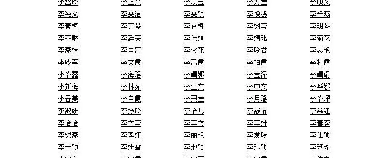 2、在线取名字大全免费查询:免费取名字大全女孩