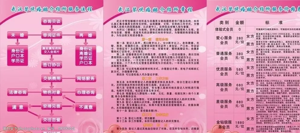 3、婚姻介绍所婚介所图片:婚姻介绍所是如何收费的?