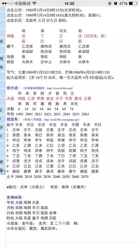 7、八字合婚排盘软件:八字合婚，谢谢~通过软件网上测算者免进。