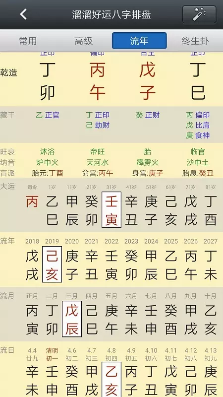 4、八字排盘算命:有没有什么免费的又准的八字算命的软件啊，求推荐