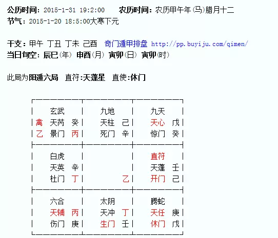 1、卜易居八字排盘:卜易居八字排盘中有三个灾煞