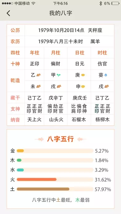 5、测八字最准的app:有没有什么免费的又准的八字算命的软件啊，求推荐