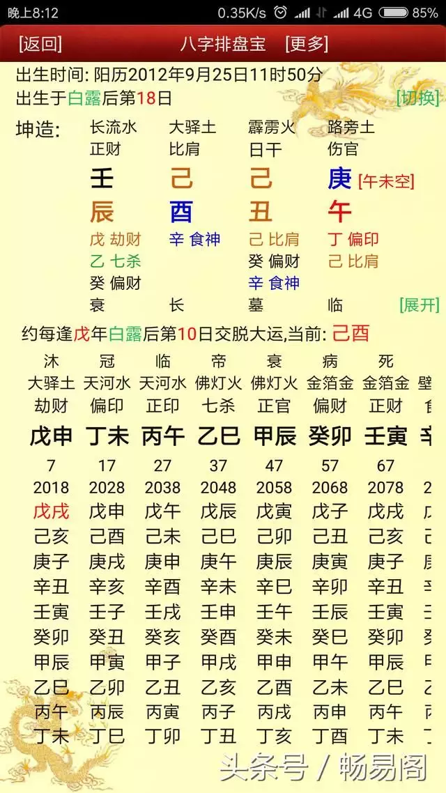 4、八字排盘免费:免费八字排盘，帮忙看看