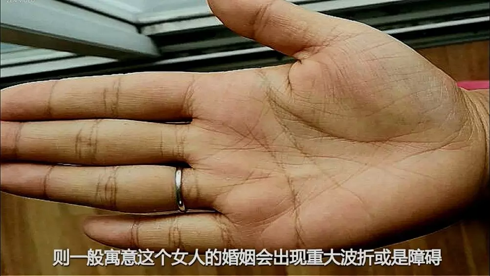 1、婚姻线怎么看女人:怎么看婚姻线和子女线