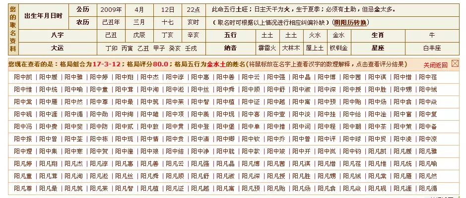 5、生辰八字详细分析:分析生辰八字