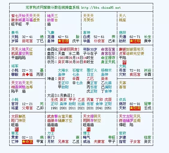 5、斗数富贵命格:这个命盘能富贵吗？