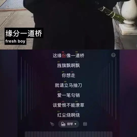 1、缘分一道桥是谁写的词:《缘分一道桥》的歌词是什么？