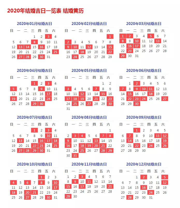 2、结婚吉日查询择日:结婚择日：鼠年适合结婚的月份有哪些