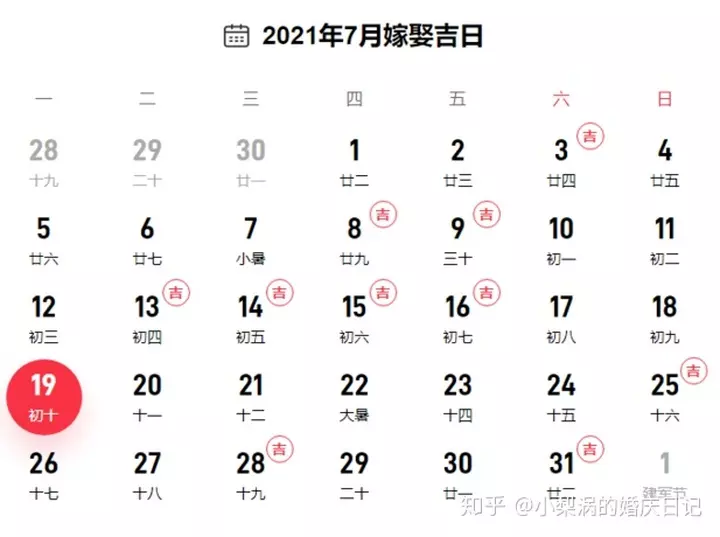 7、年下半年结婚的日子:二零二一年二月份结婚吉日