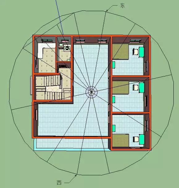 2、农村住宅风水图解例:农村住宅风水的地基应该怎么选择？