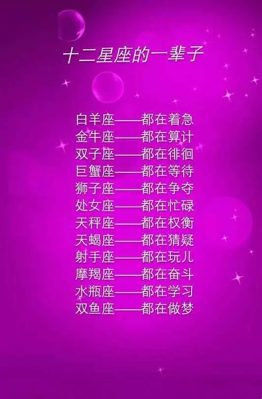 2、1～12星座月份表:1～12月份星座表