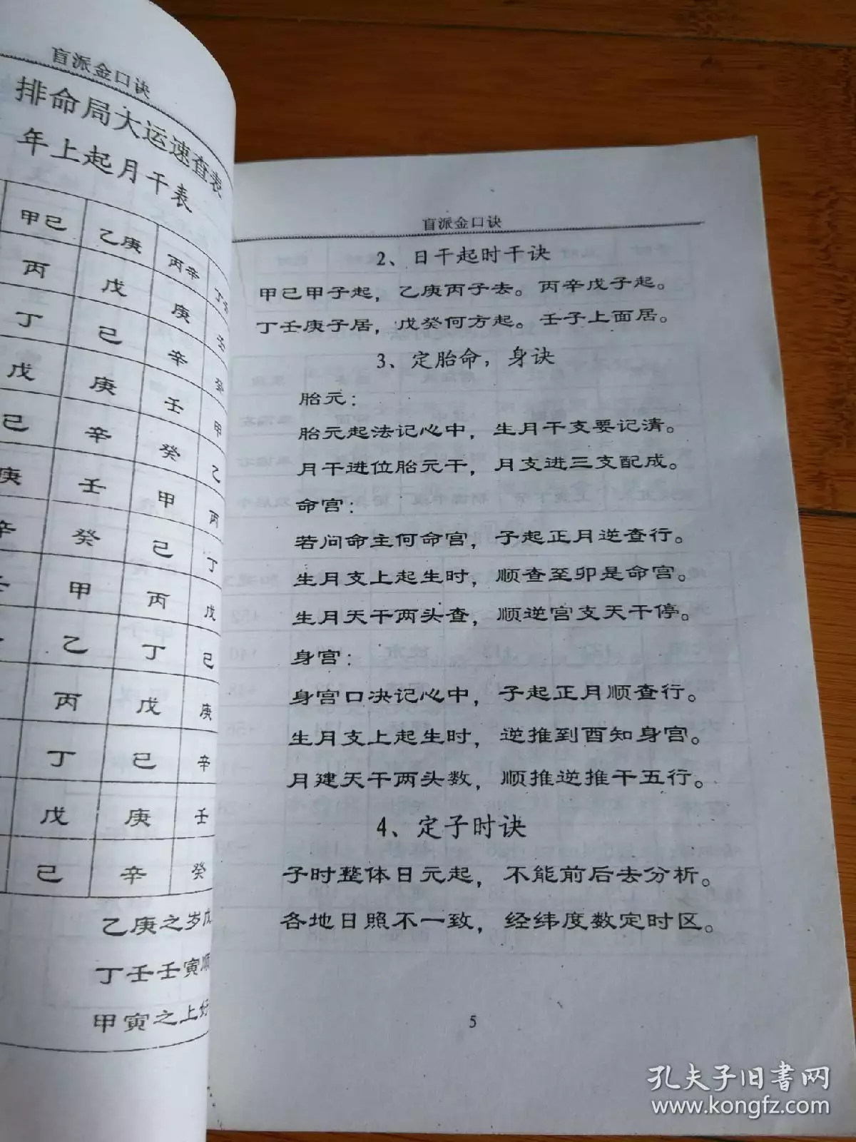 7、关于盲派八字看配偶口诀：日干为土财是水，妻子肯定比己小；再用十神去验证，官印显旺对方老。