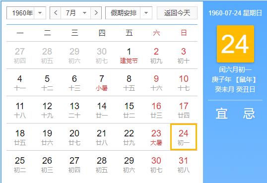 1960年闰六月黄历时刻表查询,闰六月会多热一个月吗？(图文)