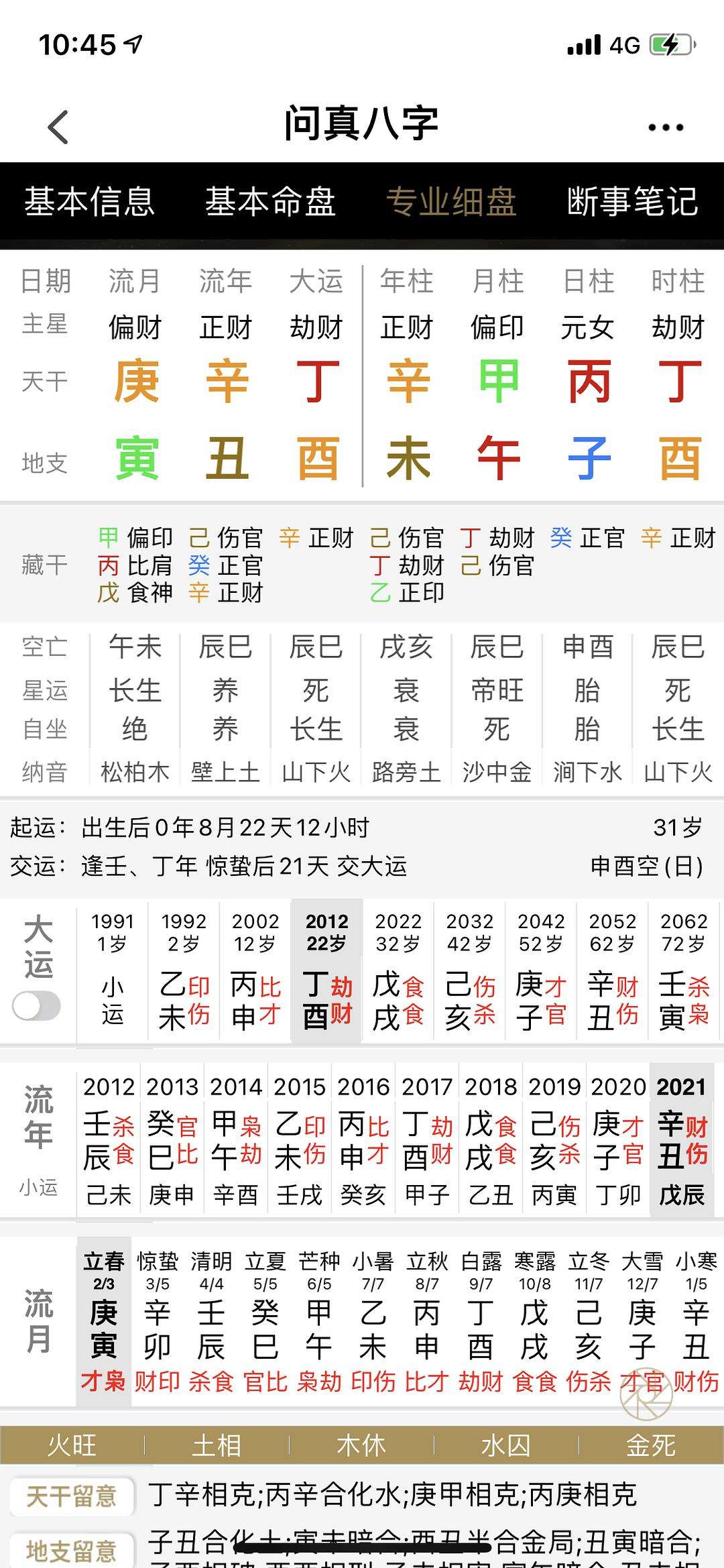 文江勇八字喜用神十二