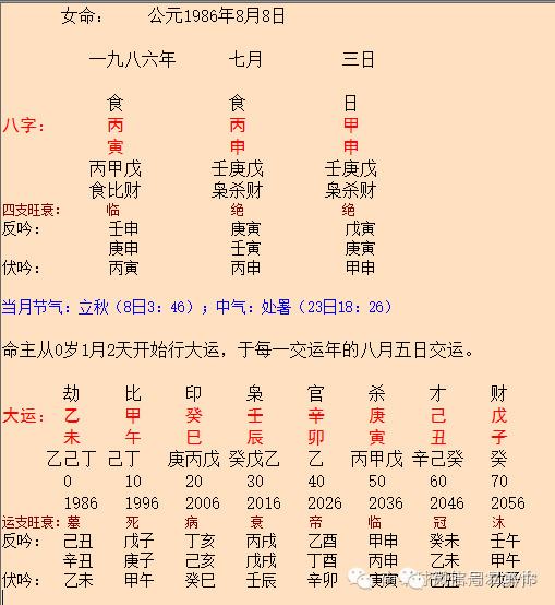 在线四柱八字