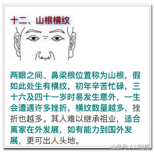 额头倒八字纹代表什么