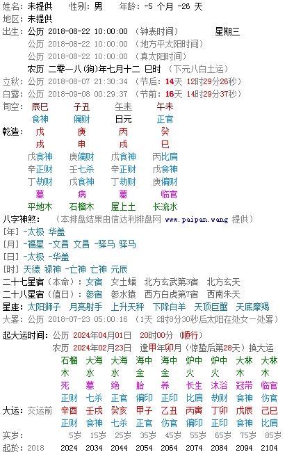 生辰八字七月是什么月