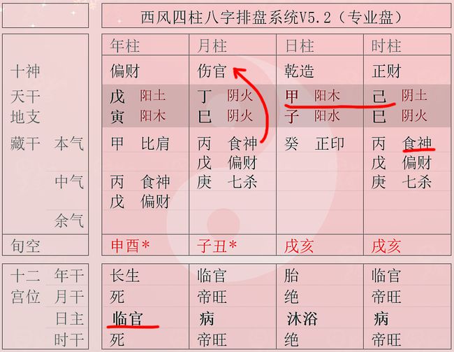 八字身强食伤旺什么意思