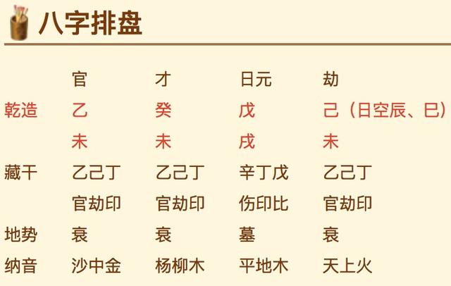 九龙四柱八字排盘