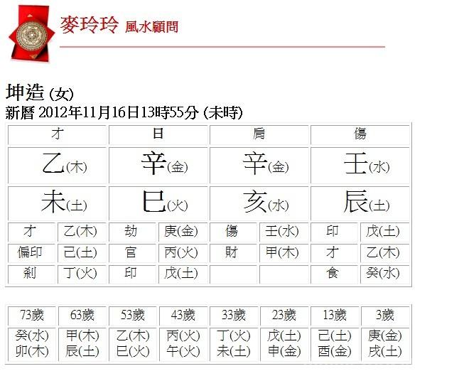 生辰八字五行免费查询：生辰八字五行缺什么查询系统