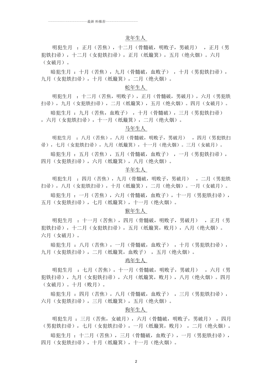 八字带破月是什么意思