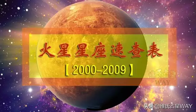 冥王星星座查询表，海王星星座查询表