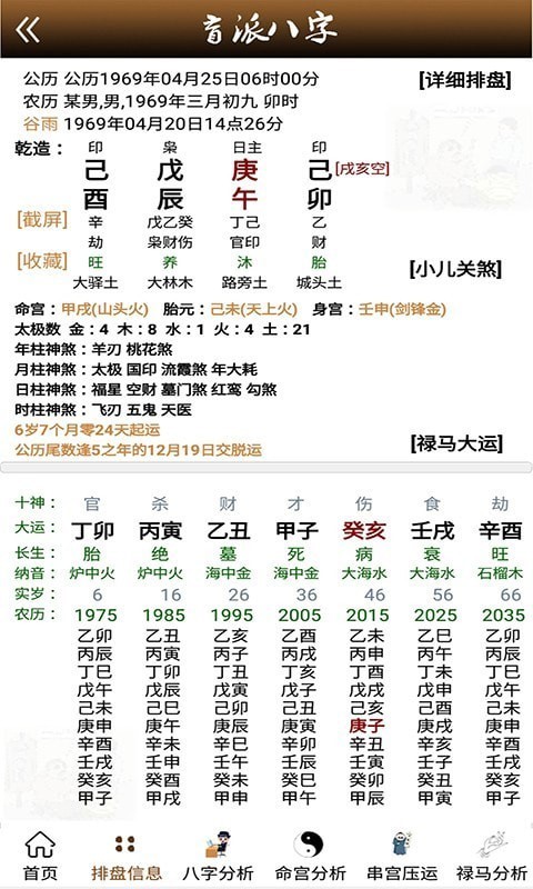 八字排盘测算:八字算命免费测八字详批