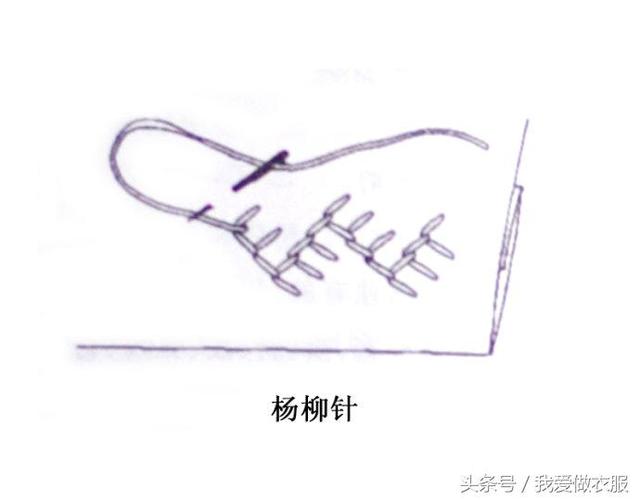 八字针怎么缝