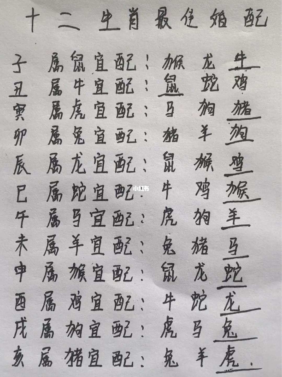 算命生肖免费