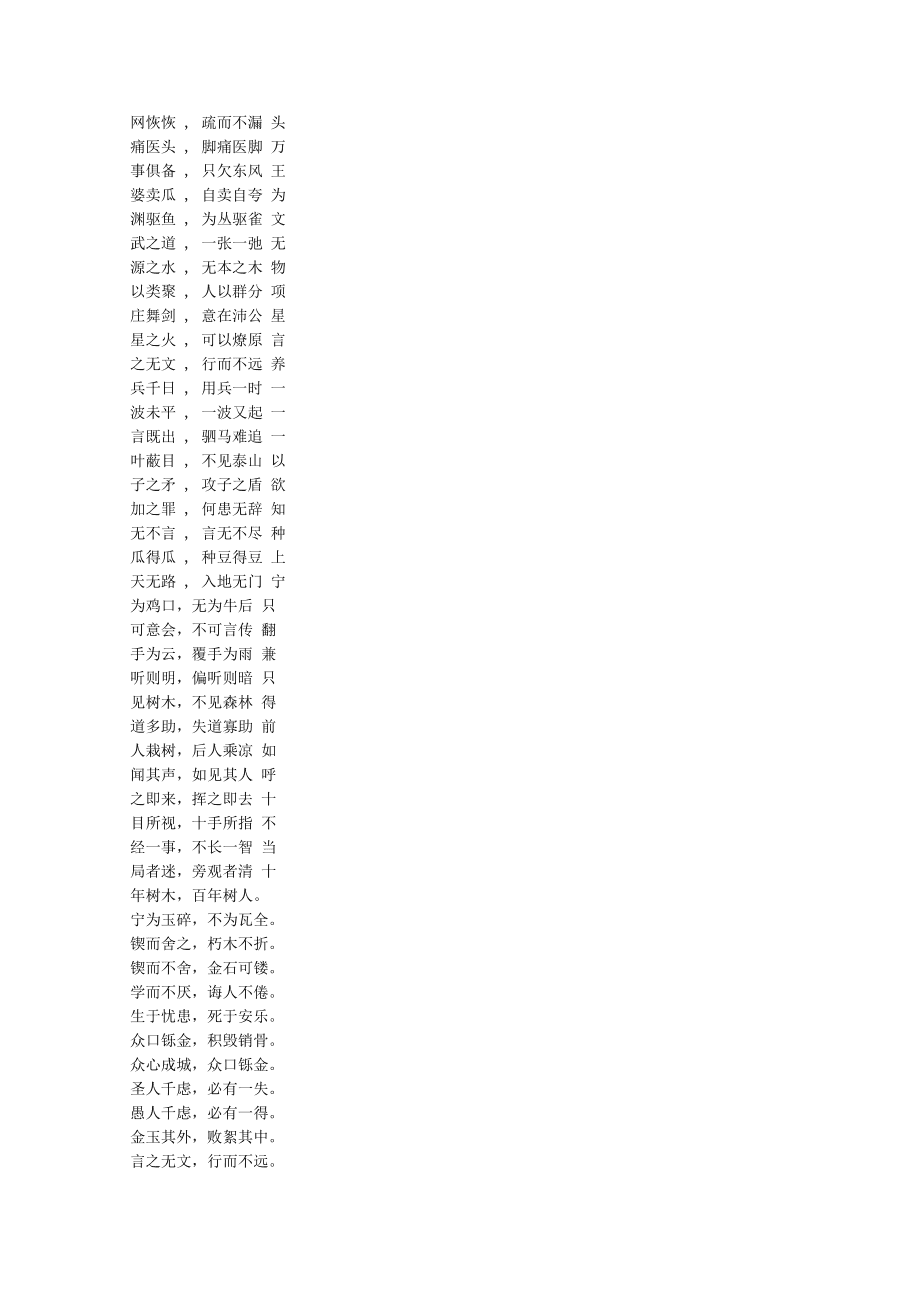 起名字的八字词语成语大全 八字词语有哪些成语大全