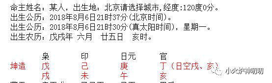 农历网八字排盘