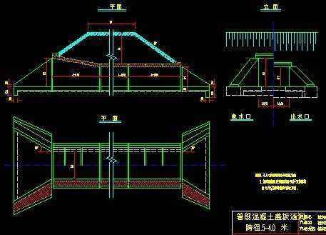 斜涵斜交八字墙夹角怎么算